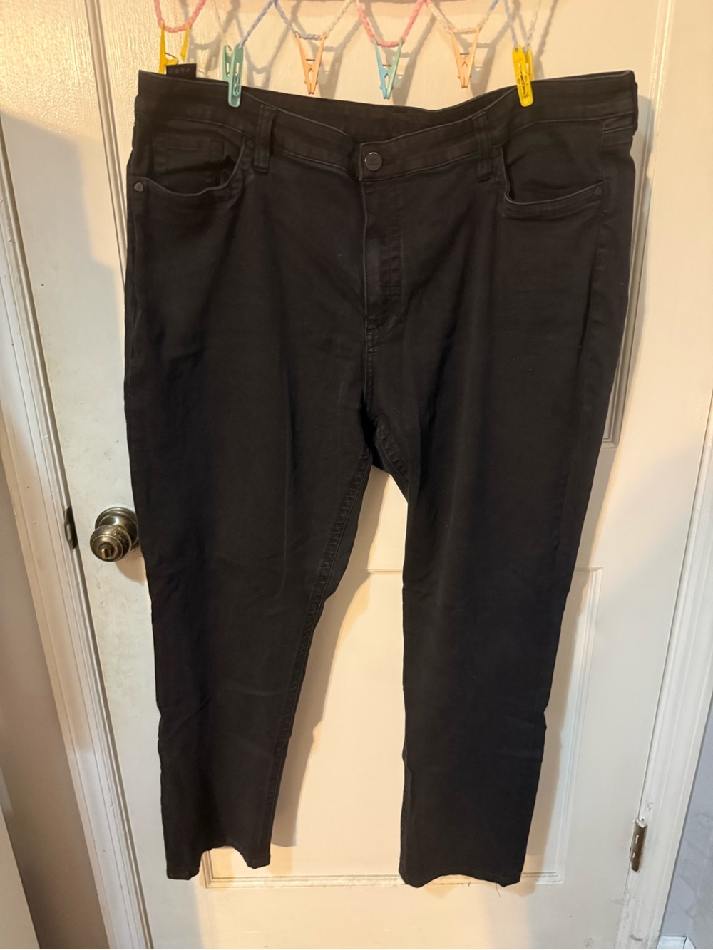 KUT from the Kloth Black Straight Leg Jeans Plus Size 22W
